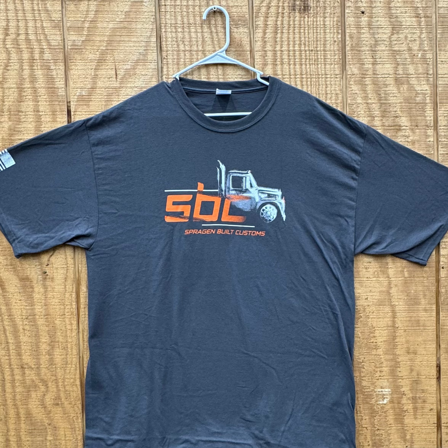 Orange SBC Truck & Logo T-Shirt