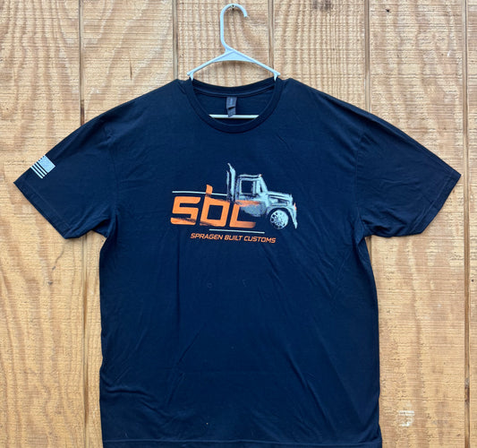 Orange SBC Truck & Logo T-Shirt